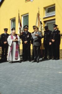 Einweihung des neuen Feuerwehrgerätehauses 1985